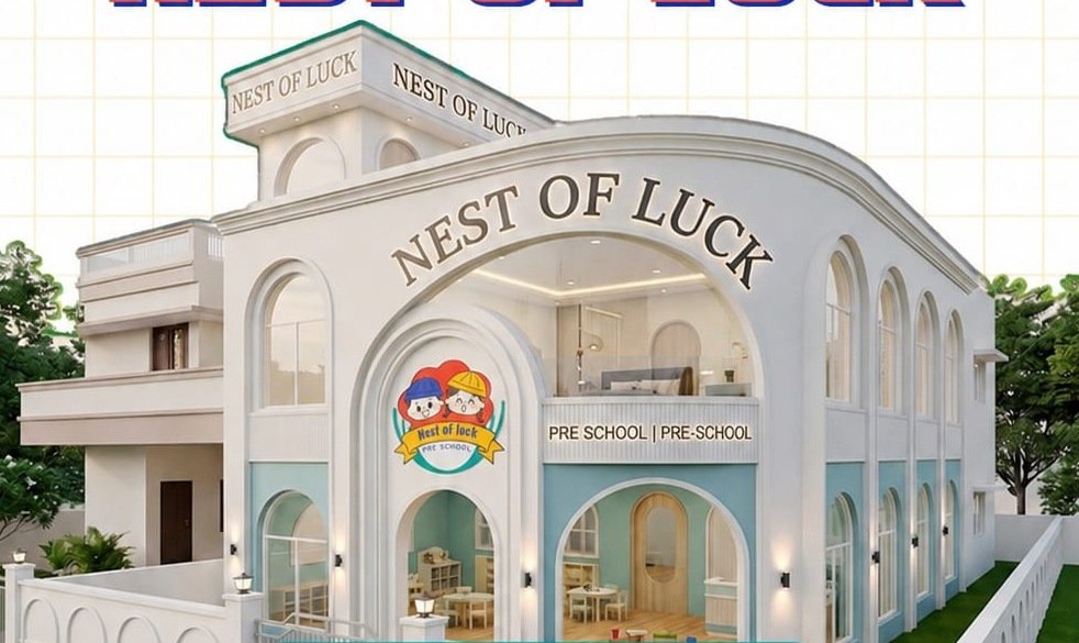 Nest of Luck Preschool campus in Indore